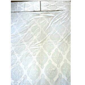 DEA Italy Seagreen Medallion Egyptian Cotton Duvet Cover & 2 Pillow Shams KING
